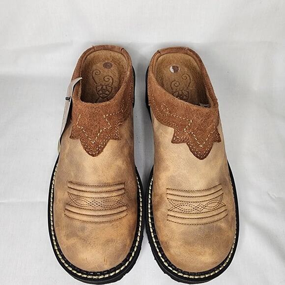 Ariat Rugged West Nubuck Distressed Mules - Women's 7.5 - NWT/No box - Picture 4 of 9